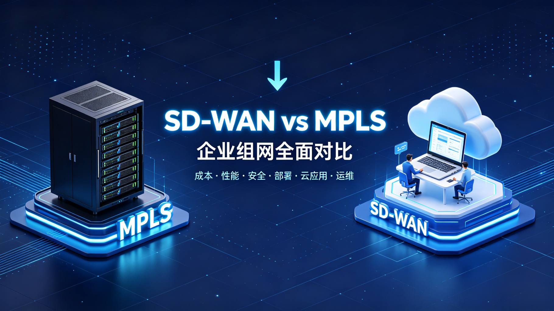 企业组网选SD-WAN还是MPLS?成本、性能、安全全对比