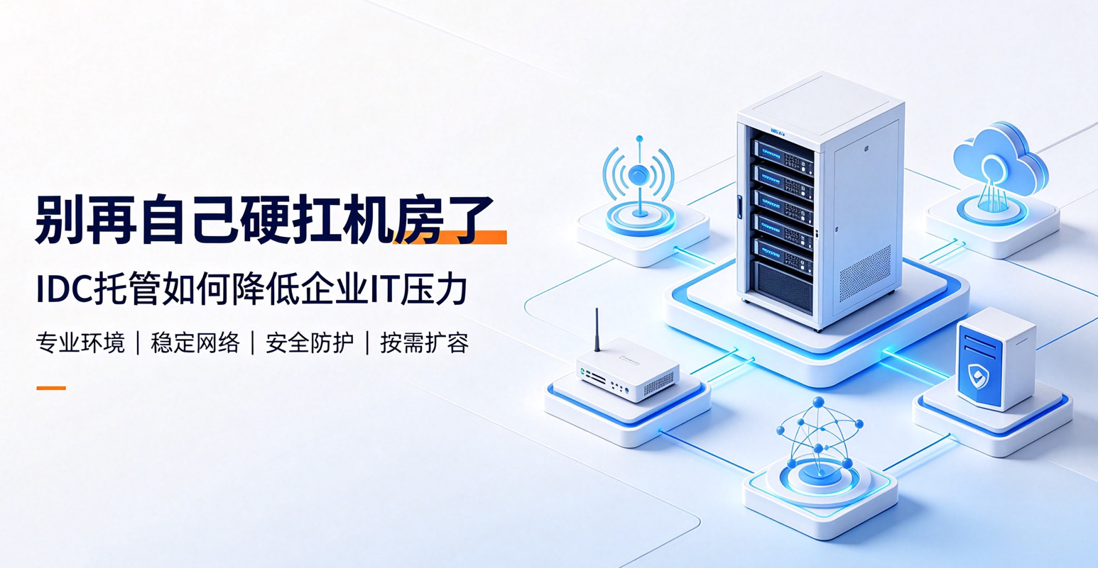 什么是数据中心托管?一文告诉你IDC托管服务能解决哪些问题