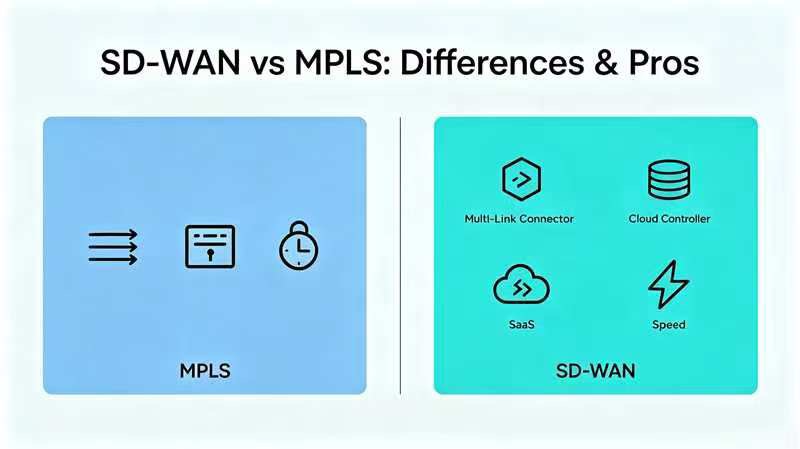 SD-WAN vs MPLS：区别与优势对比