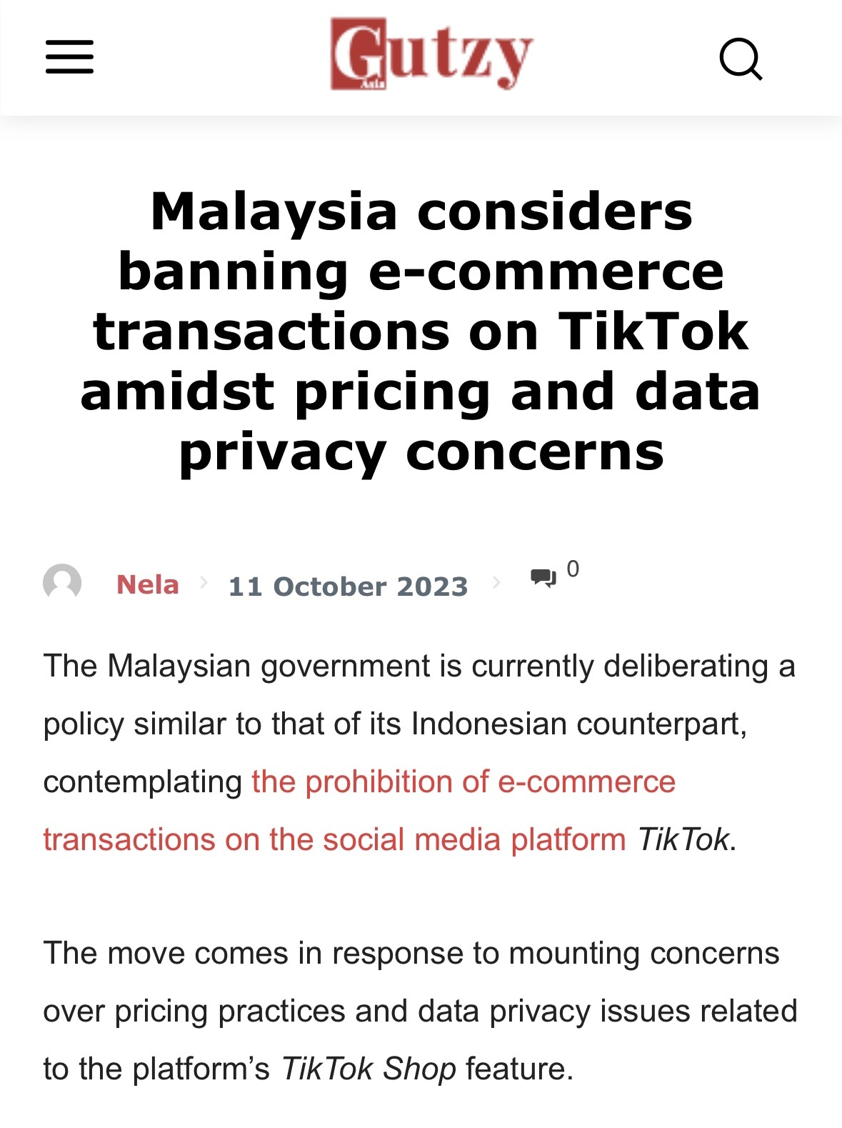 马来西亚考虑对TikTok电商1.jpg