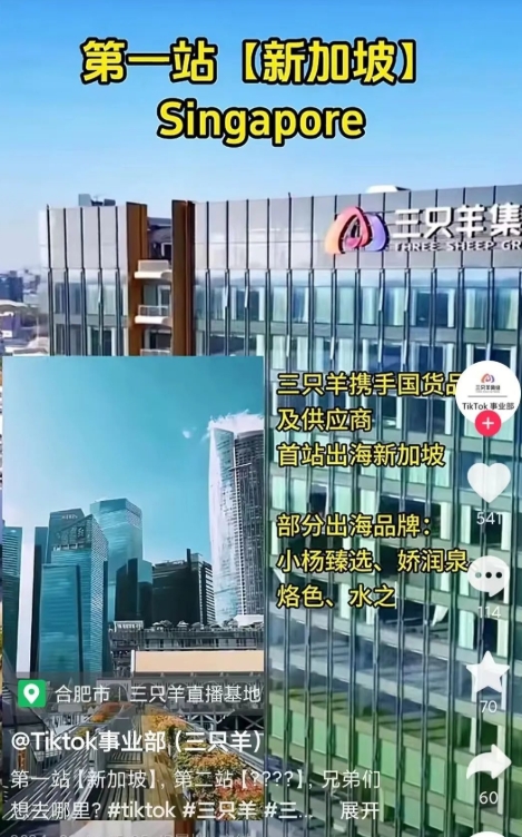 三只羊小杨哥已开启TikTok海外带货1.png